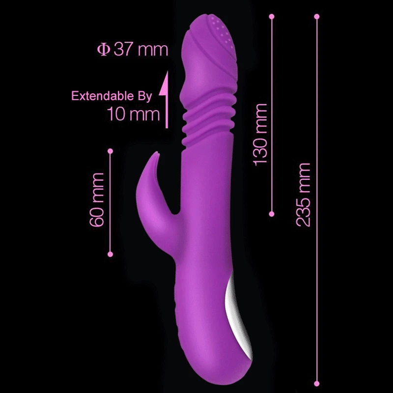 Вибратор с подогревом Meselo 7 скоростей 3 режима скручивание G spot фаллоимитатор