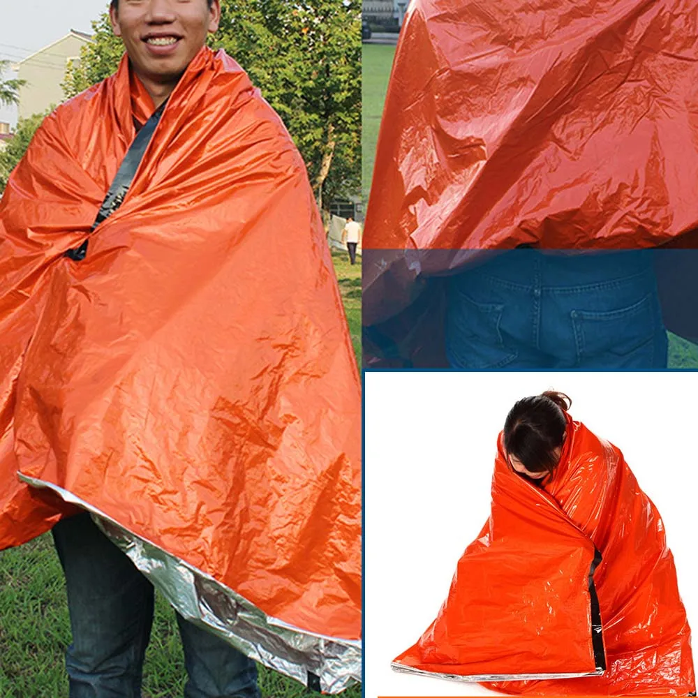 Sacco A Pelo Da Campeggio Sacco A Pelo Da Trekking Termico Di Emergenza Multifunzione Portatile Da Esterno Caccia Sacchi A Pelo Da Viaggio Caldi