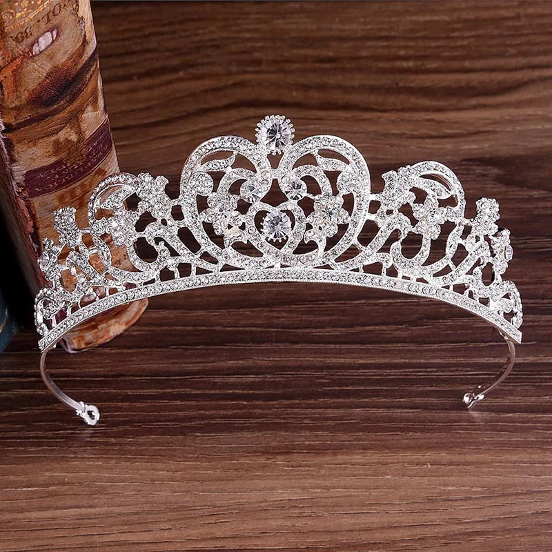 Buy Bride Silver Gold Tiara Wedding Bridal Crown
