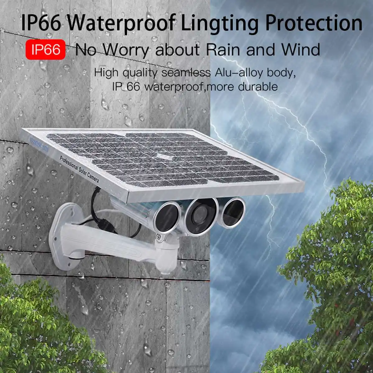 

WiFi 4G 1080P Outdoor P2P Motion Detection CCTV Camera 2019 Solar Power Wireless Video Surveillance Security IP Camera