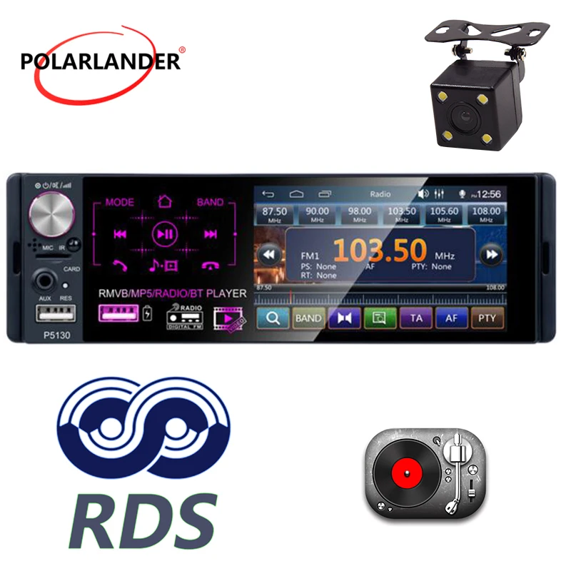 

1 din car radio 7" HD Audio Stereo Multimedia Player Bluetooth MP5 1Din Autoradio Touch Screen Digital Display