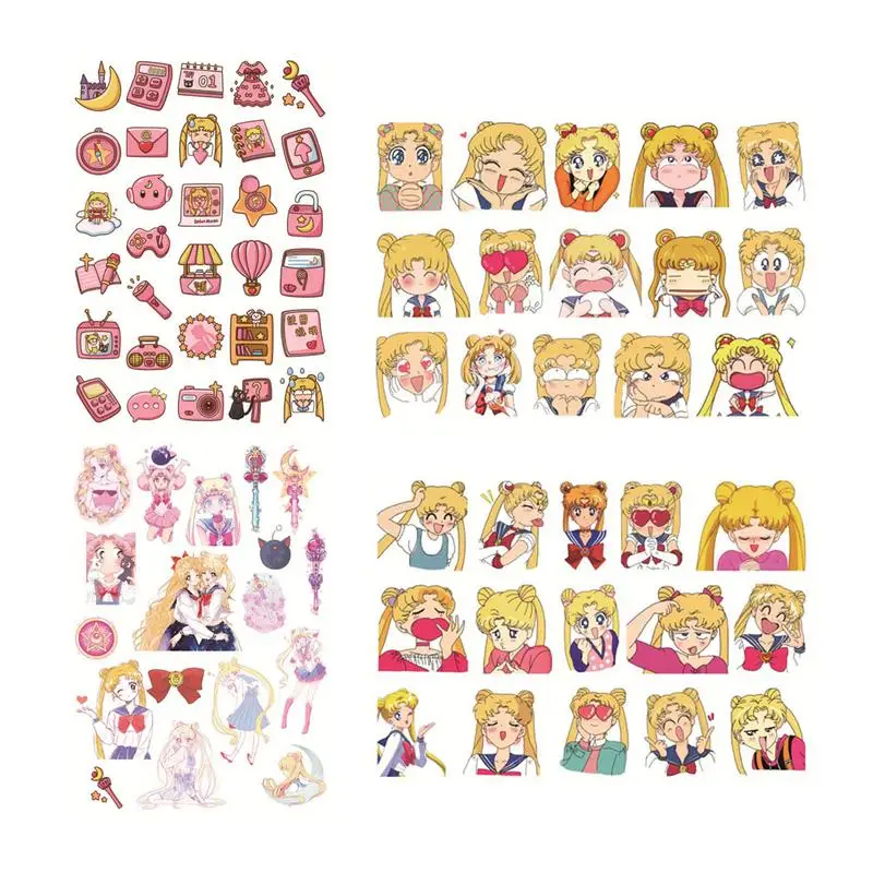 Hand Account Sticker Cartoon Pvc Funny Anime Animal Skateboard Laptop Sticker Pack Waterproof Stickers Toys For Children