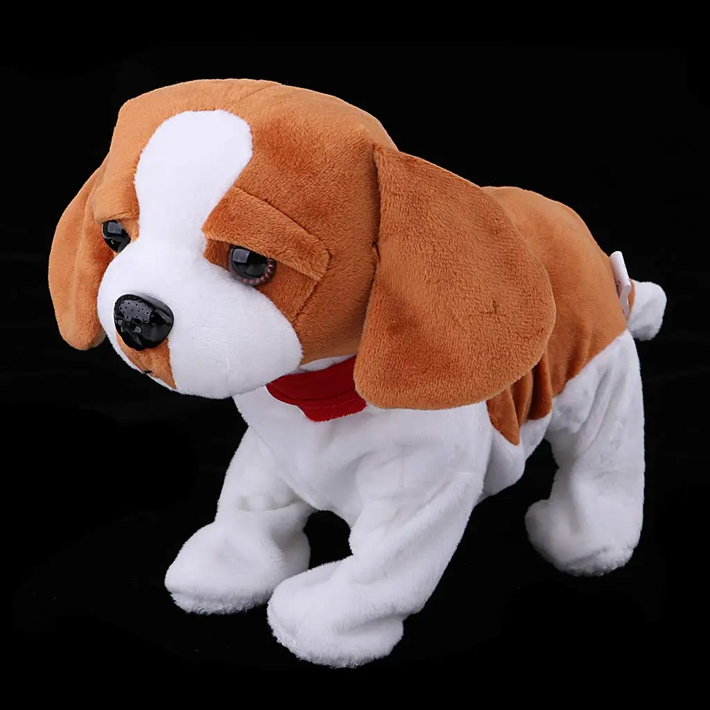 Электронный Смарт плюшевая собака кукла моделирование лай танцы щенок Обучающие игрушки подарок на день рождения для детей малышей
