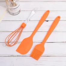 3 шт./компл. силиконовый металлолом сливочное масло лопатка для торта декорирования выпечки скребок с антипригарным покрытием средство для украшения торта Кухня гаджеты