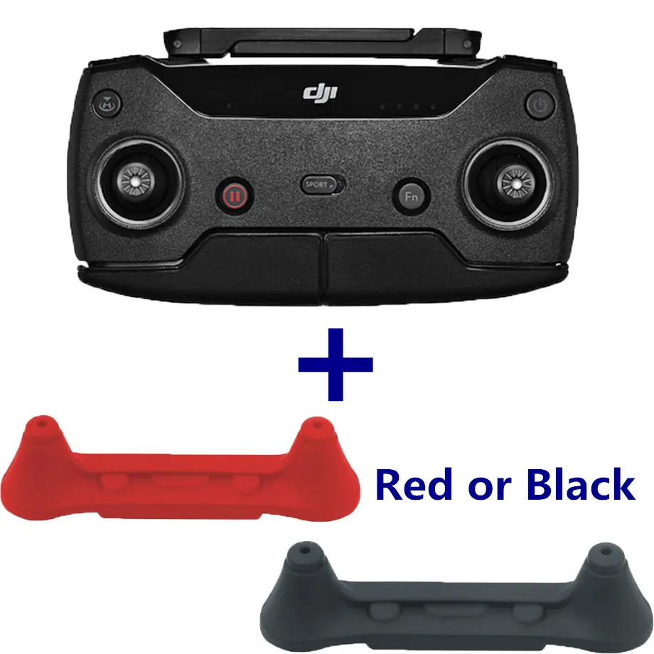 

Original FOR DJI Spark Remote Controller Transmitter 2km + Control Stick Protector for Spark Drone Accessories