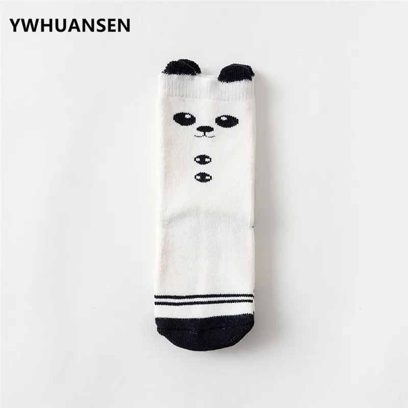 YWHUANSEN/1 пара носков для маленьких девочек с милым рисунком теплые носки мальчиков