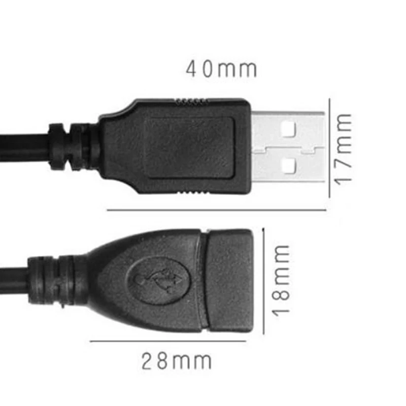 USB 2 0 кабель типа Папа мама 1 5 м 3 сверхскоростной Удлинительный для ПК ноутбука и