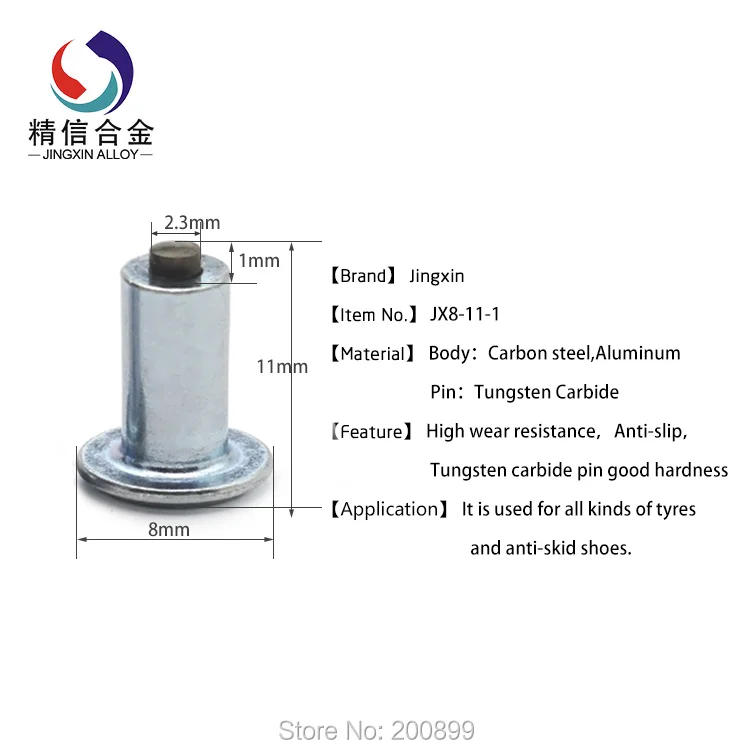 tungsten carbide flat tire studs Car Bike Tire Studs Wheel Tyre Flat