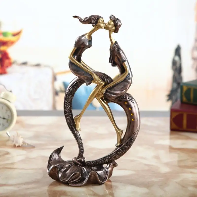 buy New Creative Home Furnishing Decor Jane Modern About Abstract Characters Living Room Home TV Cabinet Decoration