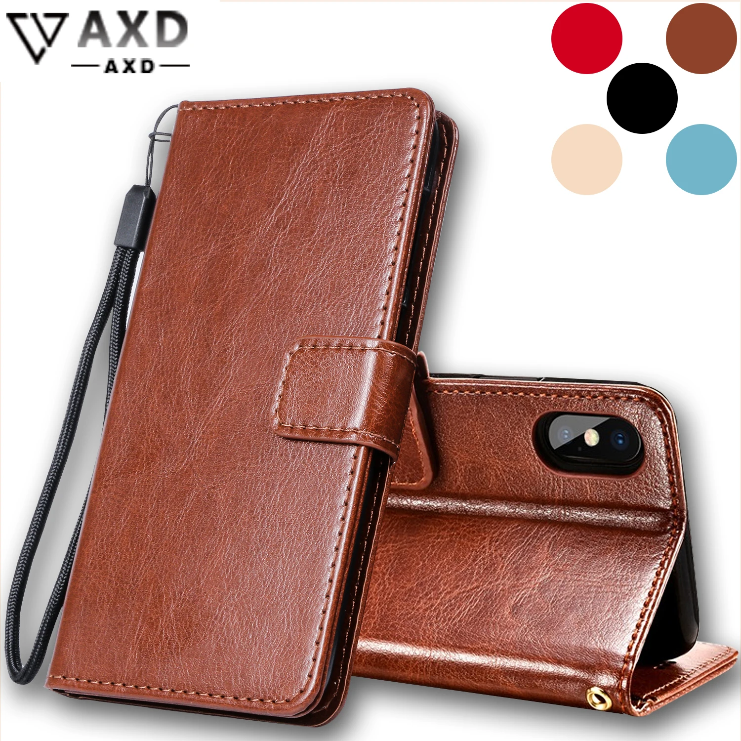 

Flip Phone leather case for HOMTOM HT7 HT16 HT17 HT26 fundas wallet style capa Luxury protective stand coque cover for HT27 HT50