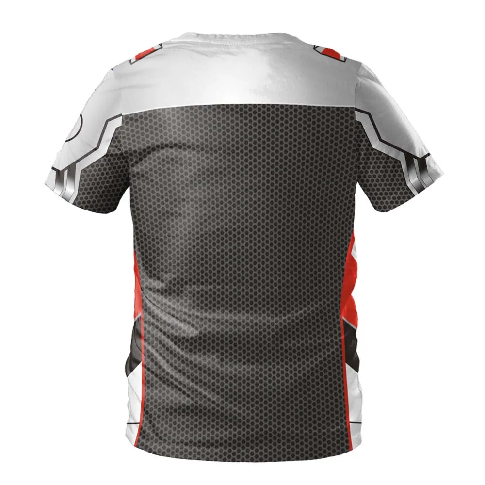 2019 Avengers Endgame Quantum Realm 3D Printed T Shirt Men Unisex Cosplay Costume Tops Superhero Iron Man Tee