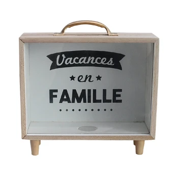 

Ins Creative Art Of Fresh Wood Bank Bedroom Desk Decoration Miscellaneous Ornaments Storage Box Accessories