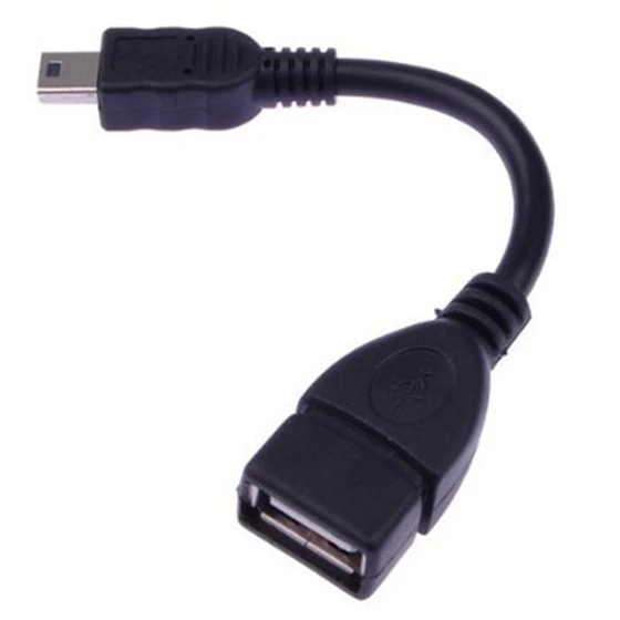 IG USB 2 0 Женский мини usb Мужской кабель адаптер (черный 15 см)| |
