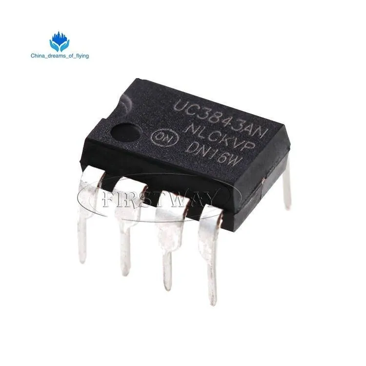 UC3843 DIP8 10 шт./лот UC3843B UC3843BN UC3843AN 3843 PWM импульсный преобразователь