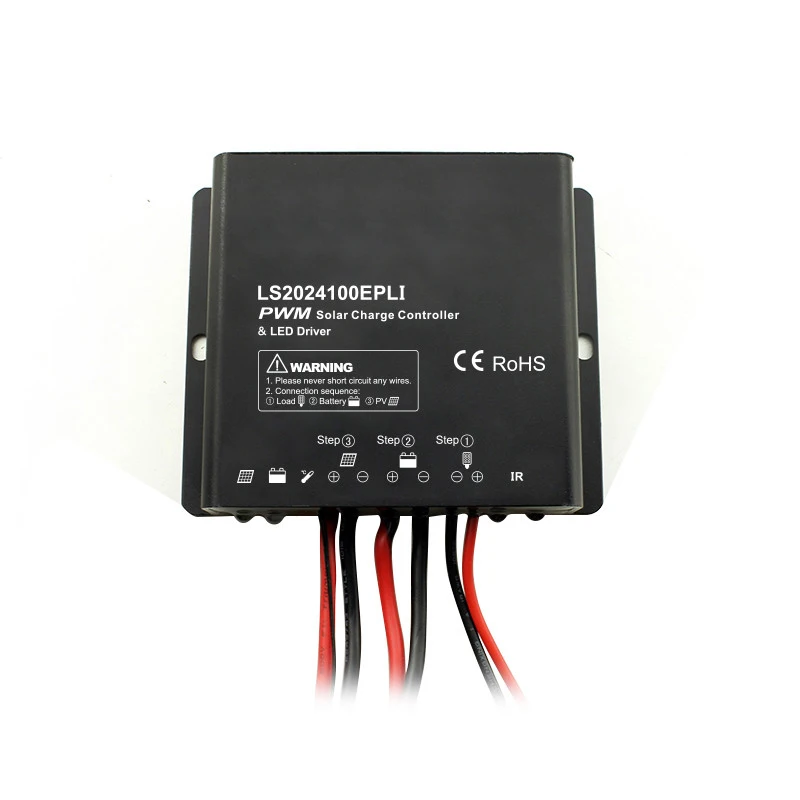 

LS101240EPLI / LS102460EPLI / LS2024100EPLI 10A 20A 12V 24V Solar Charger Controller Street Light Lamp Lithium Battery