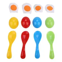 Balance Spoon Egg Running Children Sports Educational Game Outdoor Toy Children's Sports Educational Games Toys For Kids Parties balance spoon egg running kindergarten children s sports game toys montessori sensory integration practice