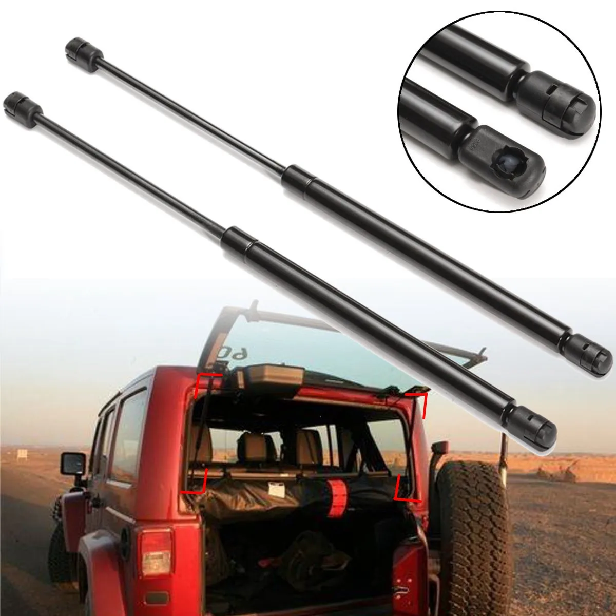 2 шт. опорные стойки для заднего окна 55360171AA 55360171AB 55360171AC 4365 Jeep Liberty KJ 2002 2003 2004 2005 2006