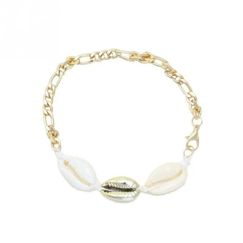 

Exquisite Women Alloy Bracelet with Shell Shape Bangle Jewelry Gift