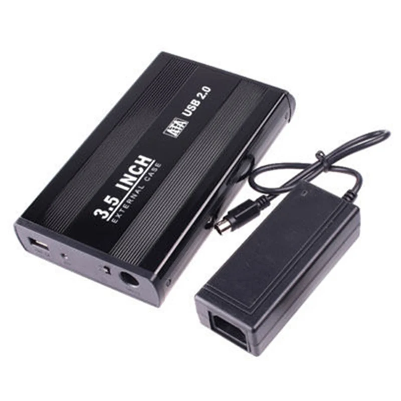 

3.5" 3.5-inches USB HDD SATA Hard Disk Drive Enclosure Cartridge Case