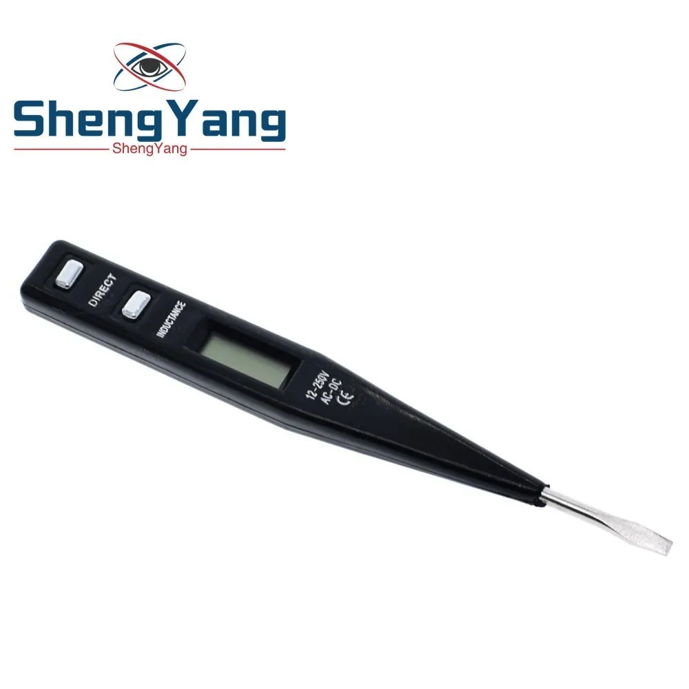 

Electric Indicator Voltage Meter Digital Voltmeter 12V-250V Socket Wall AC/DC Power Outlet Detector Sensor Tester Pen