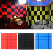 50*50*5 см акустические панели шумопоглощение Клин плитка звукоизоляция KTV студия комнаты пена для звукоизоляции
