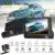 4.0 ”3 Way Car DVR Della Macchina Fotografica Video Recorder Telecamera Posteriore Auto Registrator Due Telecamere Dash Cam DVR Dual Lens parcheggio Monitor