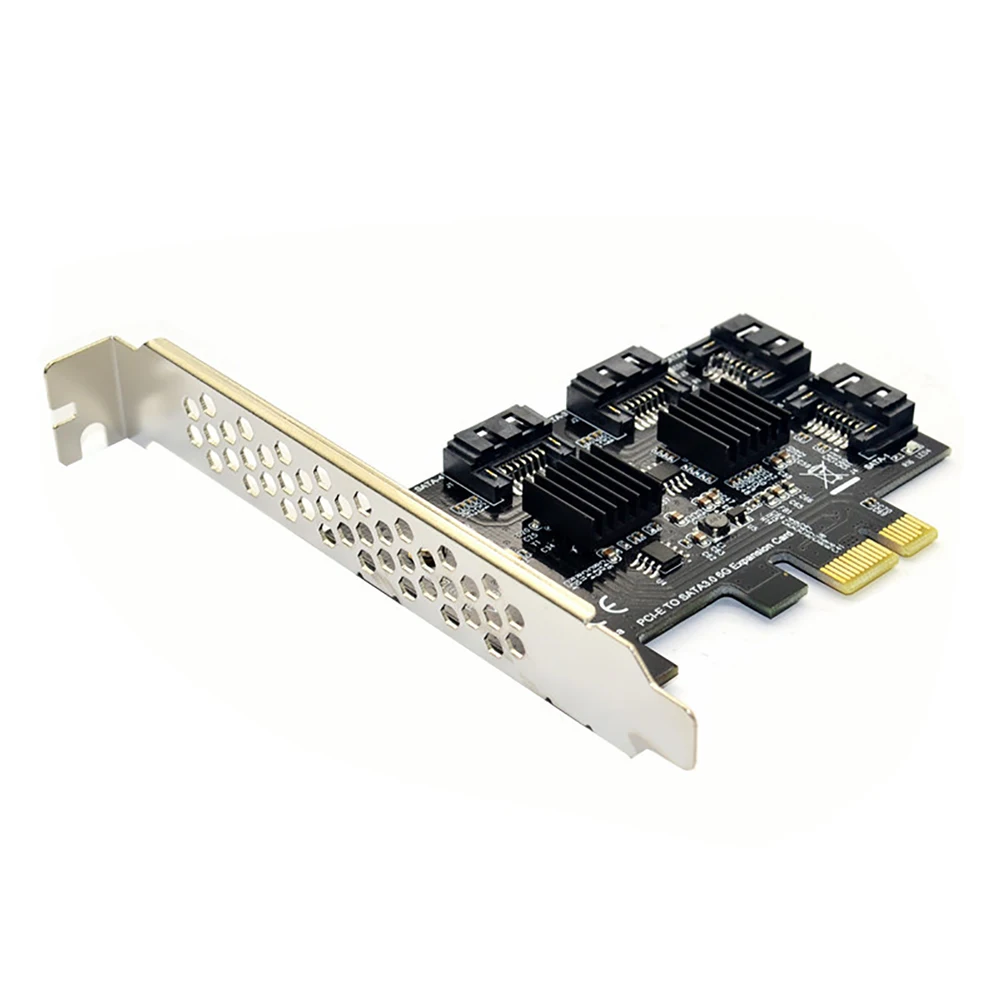 Настольная карта расширения PCI E для SATA 3 0 4 порта 6G черный адаптер Synology жесткого