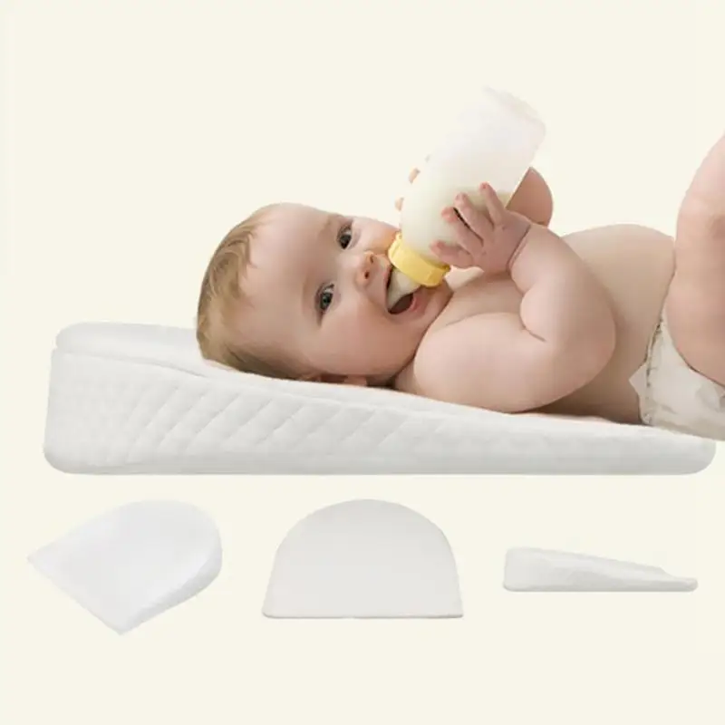 Newborn Sleep Pillows Anti Baby Spit Milk Triangle Slope Removable