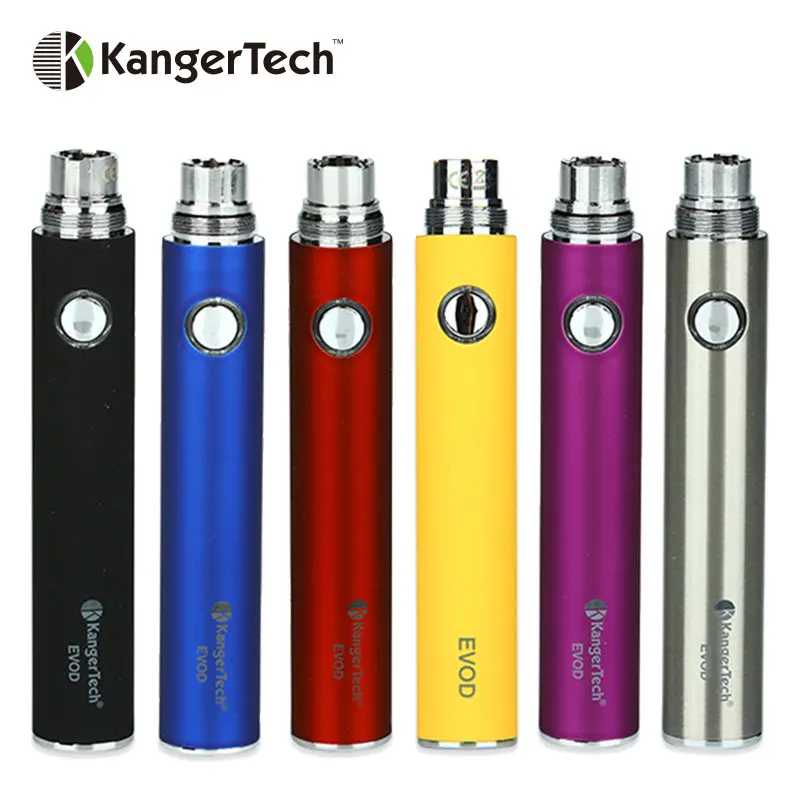 Kangertech evod Мужской мастурбатор на батарейках 650 мАч ёмкость батареи для Атомайзер серии ego танк до 6 часов E-cig батарея с электронная сигарета