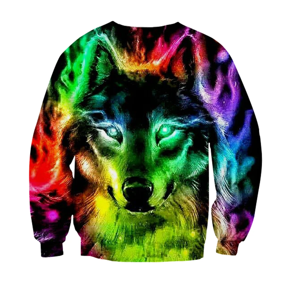 3D Printed Colorful Wolf Sweatshirts Hoodie Men Tracksuits Teens Boys Girls Ulzzang Long Sleeve Oversize Streetwear Sweatshirt 3D Printed Colorful Wolf Sweatshirts Hoodie Men Tracksuits Teens Boys Girls Ulzzang Long Sleeve Oversize Streetwear Sweatshirt