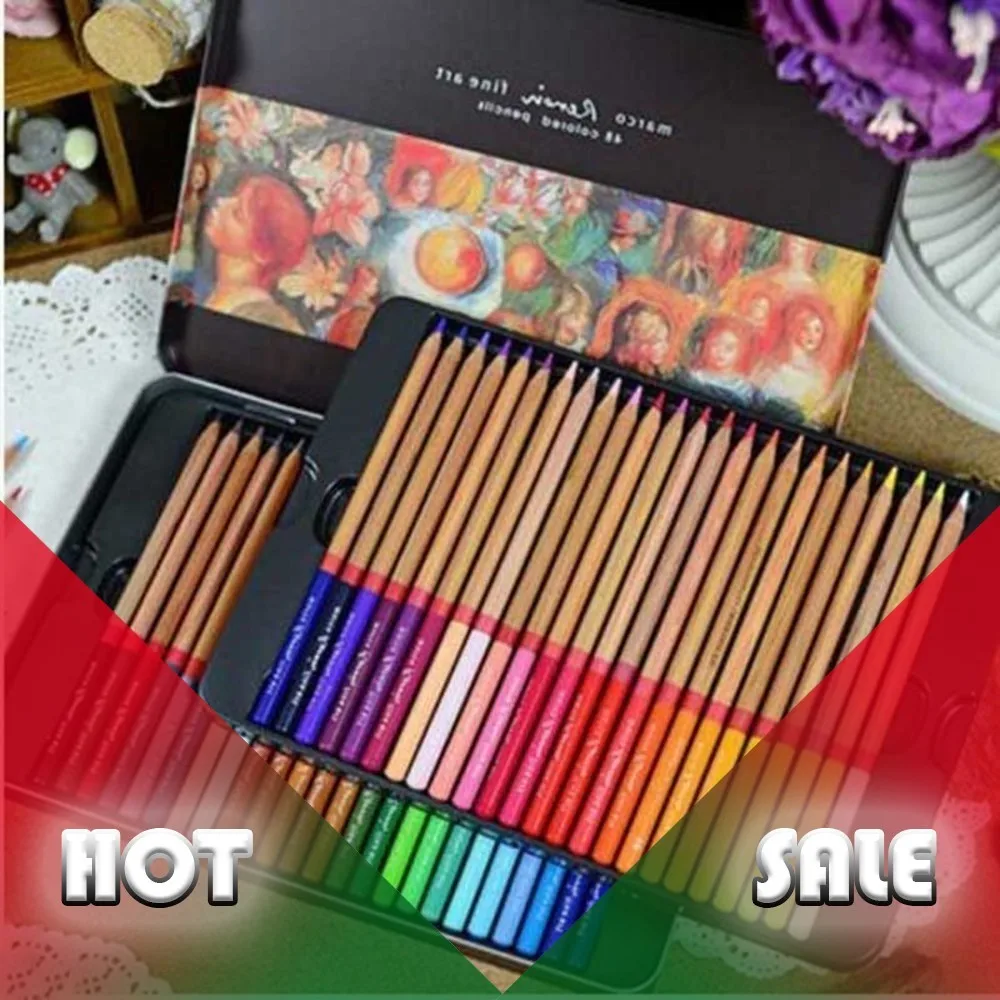 

Free Shipping Oily Colored Pewter Box Drawing Hand Pencil 24 36 48 72 100 Color Gold Gemstone Castel / N16040