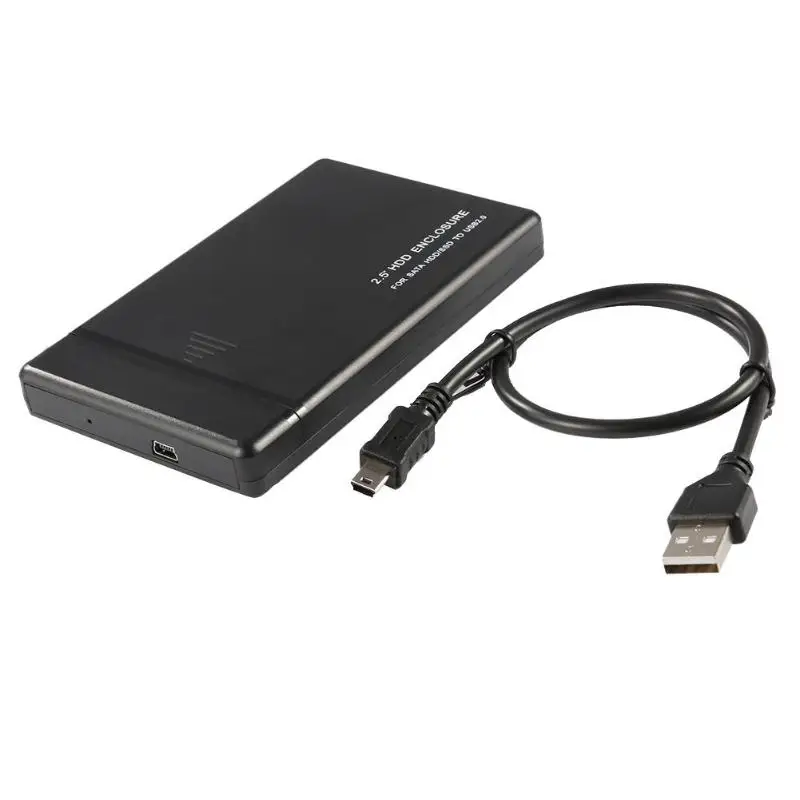 Внешний жесткий диск box 2 5 hdd корпус жесткого диска sata usb 0 для 1 ТБ 3 считывание