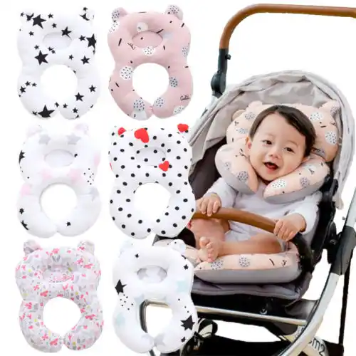 Baby Pillow Baby Pillows for Sleeping Newborn Head Protection Cushion Four Seasons Available Crown White