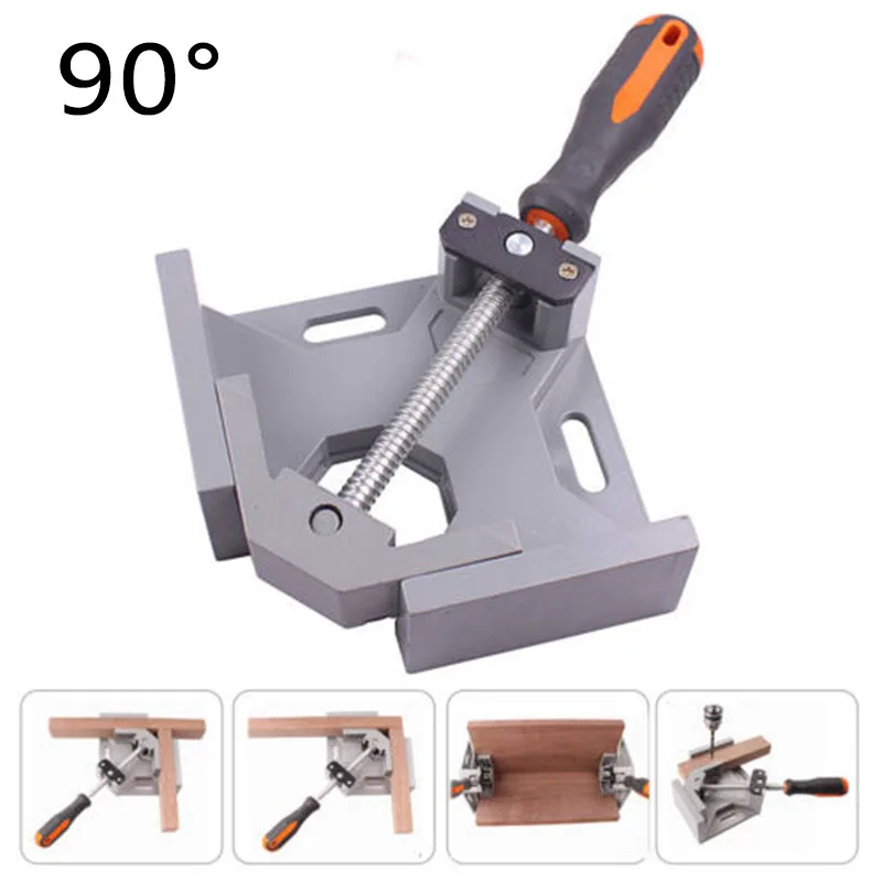 

90 Degree Right Angle Clamp Adjustable Jaws Aluminum Alloy For Woodworking