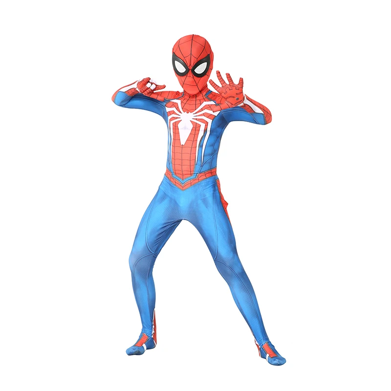 

Kids Marvel Comic Fantasy Superhero Classic Ps4 Insomniac Games Spiderman Carnival Party Zentai Suit Halloween Cosplay Costume