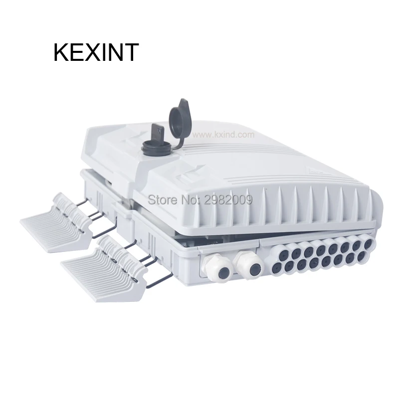 KEXINT 16 ядро Концевая коробка FTTH оптоволоконная распределительная коробка Высокое качество оптоволоконная Клеммная коробка подходит для LGX сплиттер
