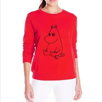 

2019 Women Casual Sweatshirt Long Sleeve Top Cartoon Pattern Autumn Clothes Hoodie Kawaii Shirt Pullover Tops