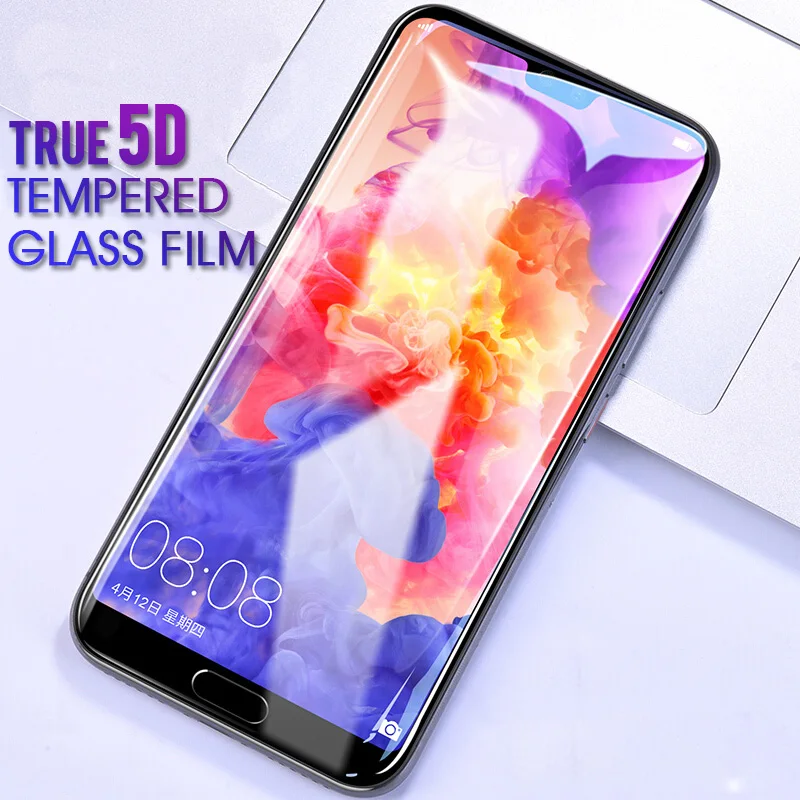 

5D Protective Tempered Glass For Huawei P20 Pro P20 P10 Lite Screen Cover Film For Enjoy7C 8Plus 7S 8E Full Protector Glass Film