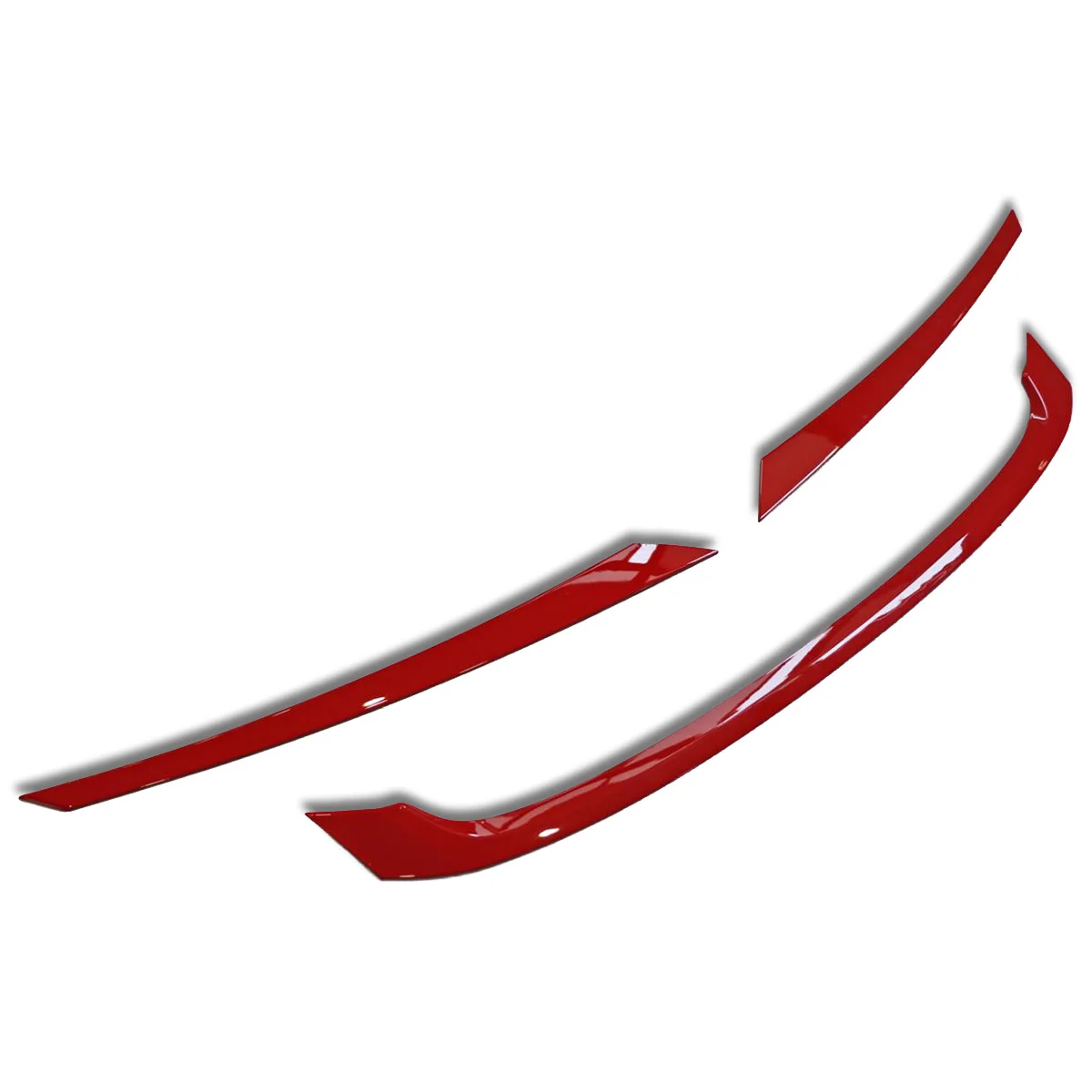 

Red Grill Grille Cover Trim Decoration Paster for Honda for Civic Type-R 2016-2018 PP Interior Mouldings Cover Trim Bar