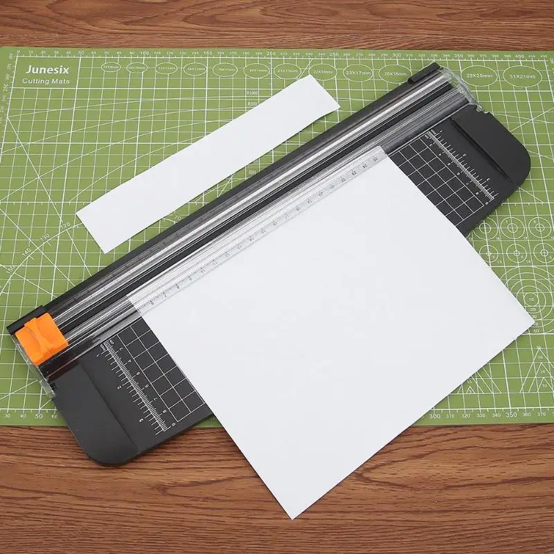 Портативный мини A4 точность триммер для бумаги для DIY альбом фото резак коврик