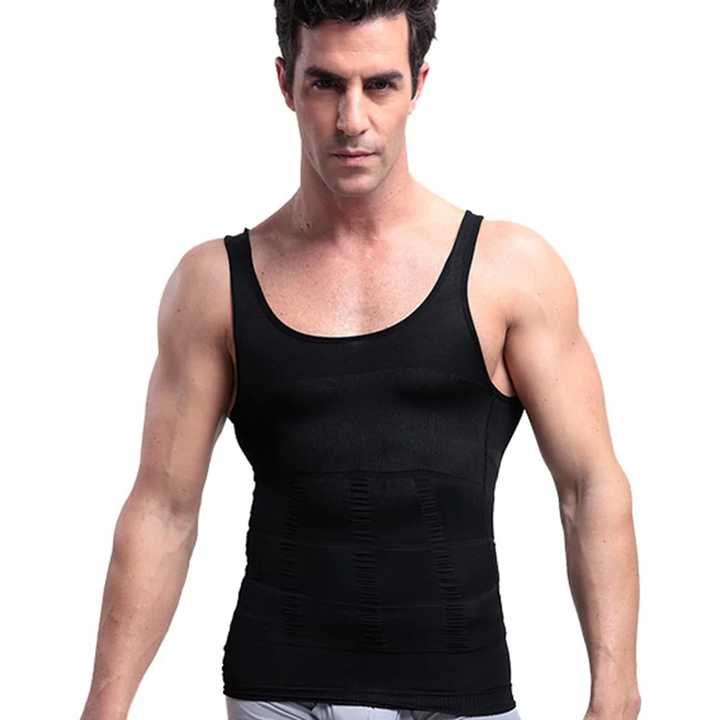 2019 Body Men Tops Shaper Slimming Breathable Cincher Shapewear Corset