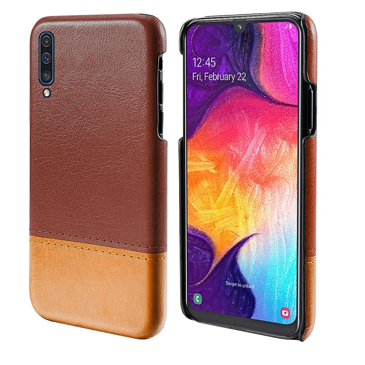 Чехол для Samsung Galaxy A50 роскошный Винтажный чехол из искусственной кожи с капсулой