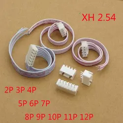 10 шт./лот 20 см XH красный белый кабель ленты одной головы в том же направлении XH2.54 2 P 3 P 4 P 5 P 6 P 7 P 8 P 9 P 10 P 11 12 P разъем