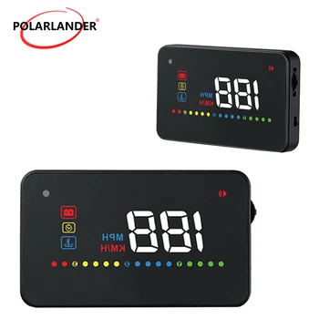 

A200 OBD2 Auto 3.5 inch HUD Projector Windshield Smart Speedometers km/h MPH Voltage alarm Head Up display HD
