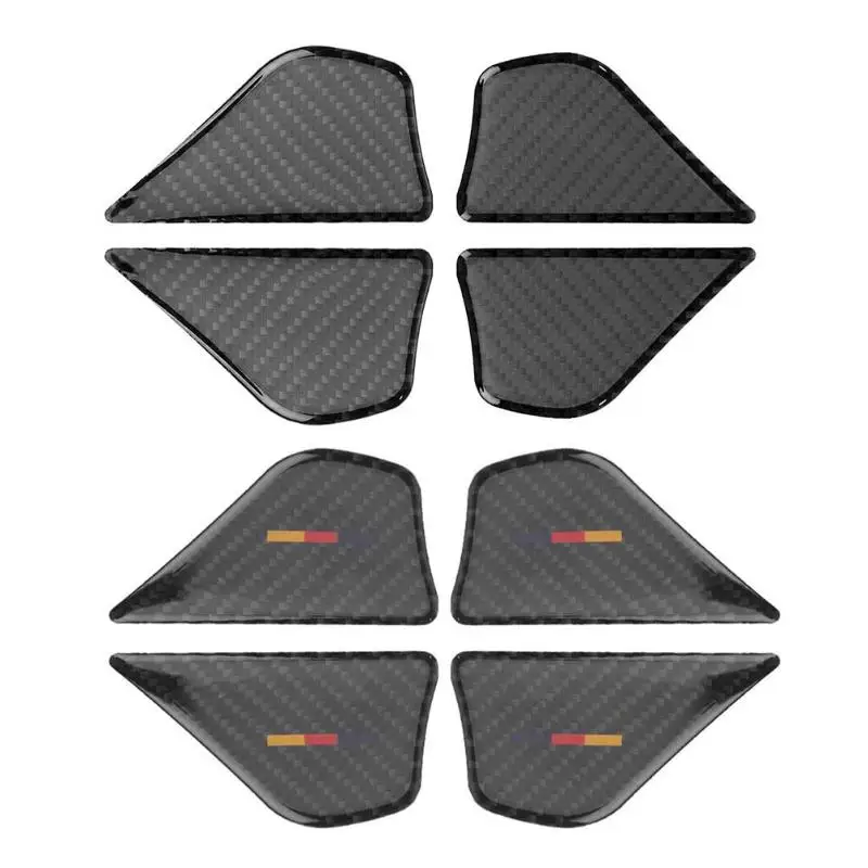 

4pcs Carbon Fiber Car Interior Door Handle Bowl Trim for Mercedes Benz