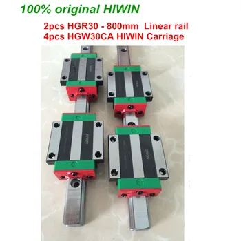 

HGR30 HIWIN linear rail: 2pcs 100% original HIWIN rail HGR30 - 800mm rail + 4pcs HGW30CA blocks for cnc router