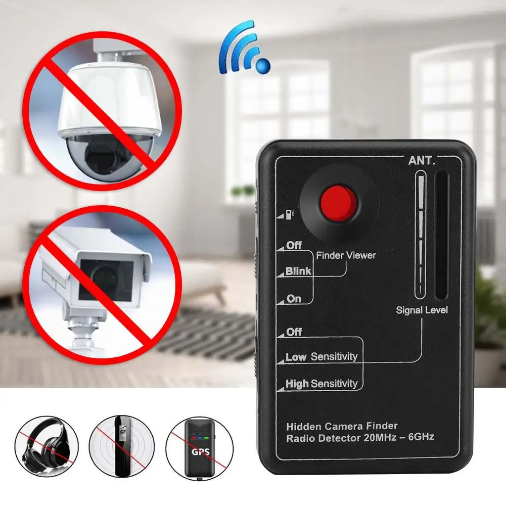 

Portable RD-10 High Frequency Wireless RF Signal Detector Camera Bug Finder 2019