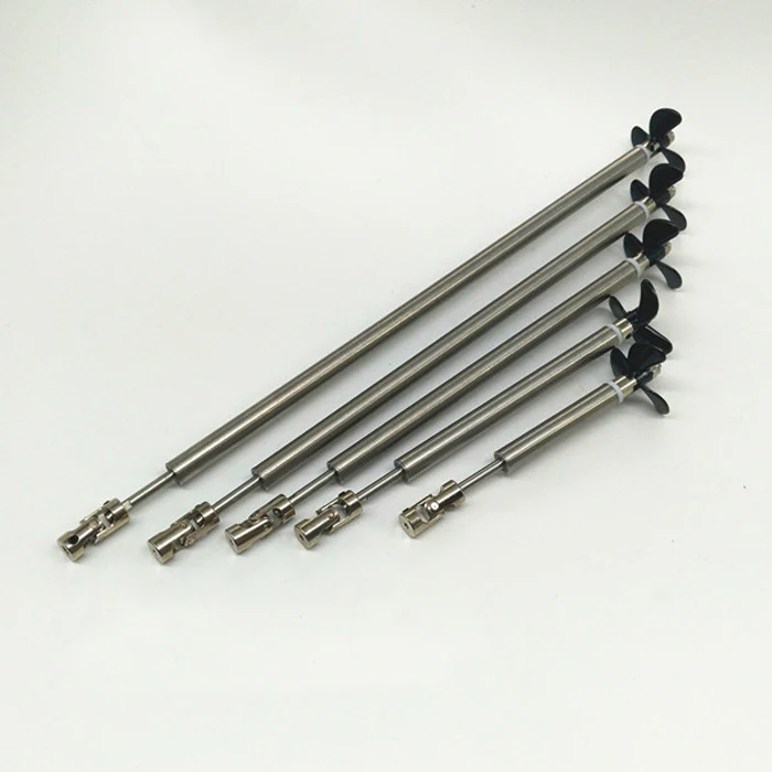 Shaft Kit 3mm Stainless Steel Shaft+shaft Sleeve Tube+3-blades Propeller+universal Joint Kit Diy Accessories  Rc Boat Parts