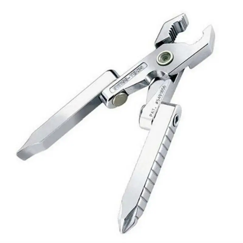 

Multifunctional Mini Pliers 420 Stainless Steel Tool Set EDC Keychain Screwdriver Pocket Tool #10