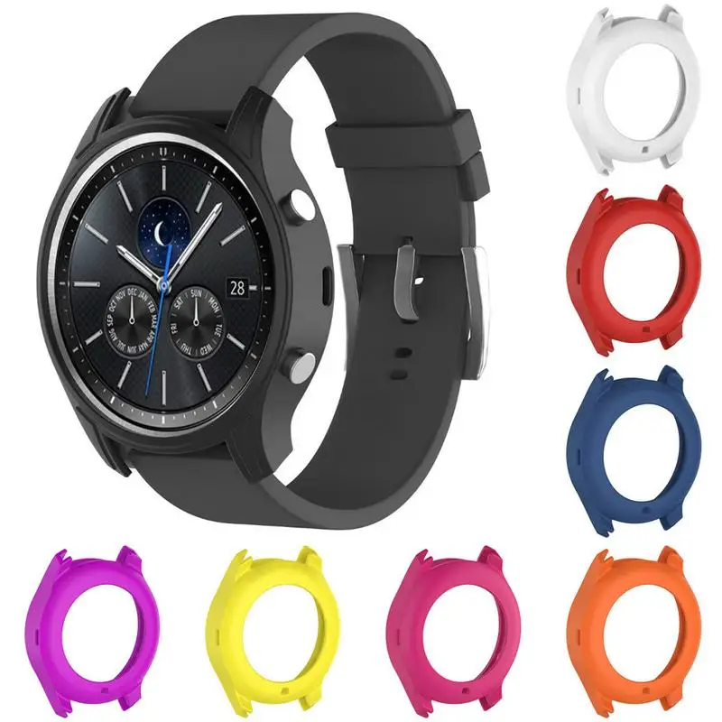 Силиконовый защитный чехол для смарт часов Samsung Gear S3 Classic Galaxy Watch 46 мм